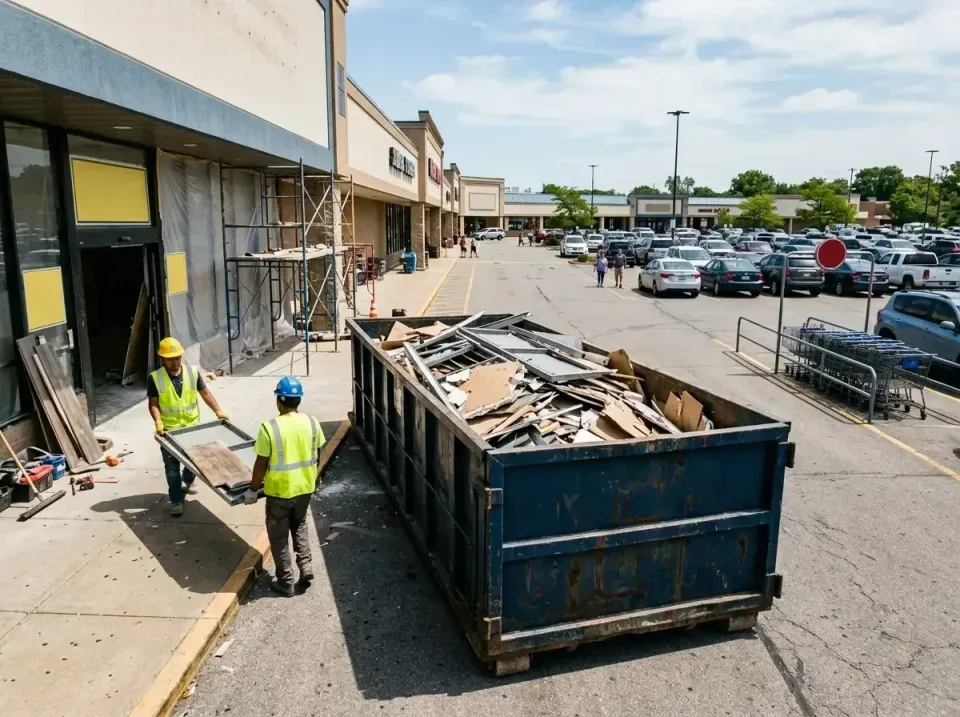retail-store-renovation-debris-003 — frequently asked questions, Roll-off Dumpster Rentals in Fullerton, PA